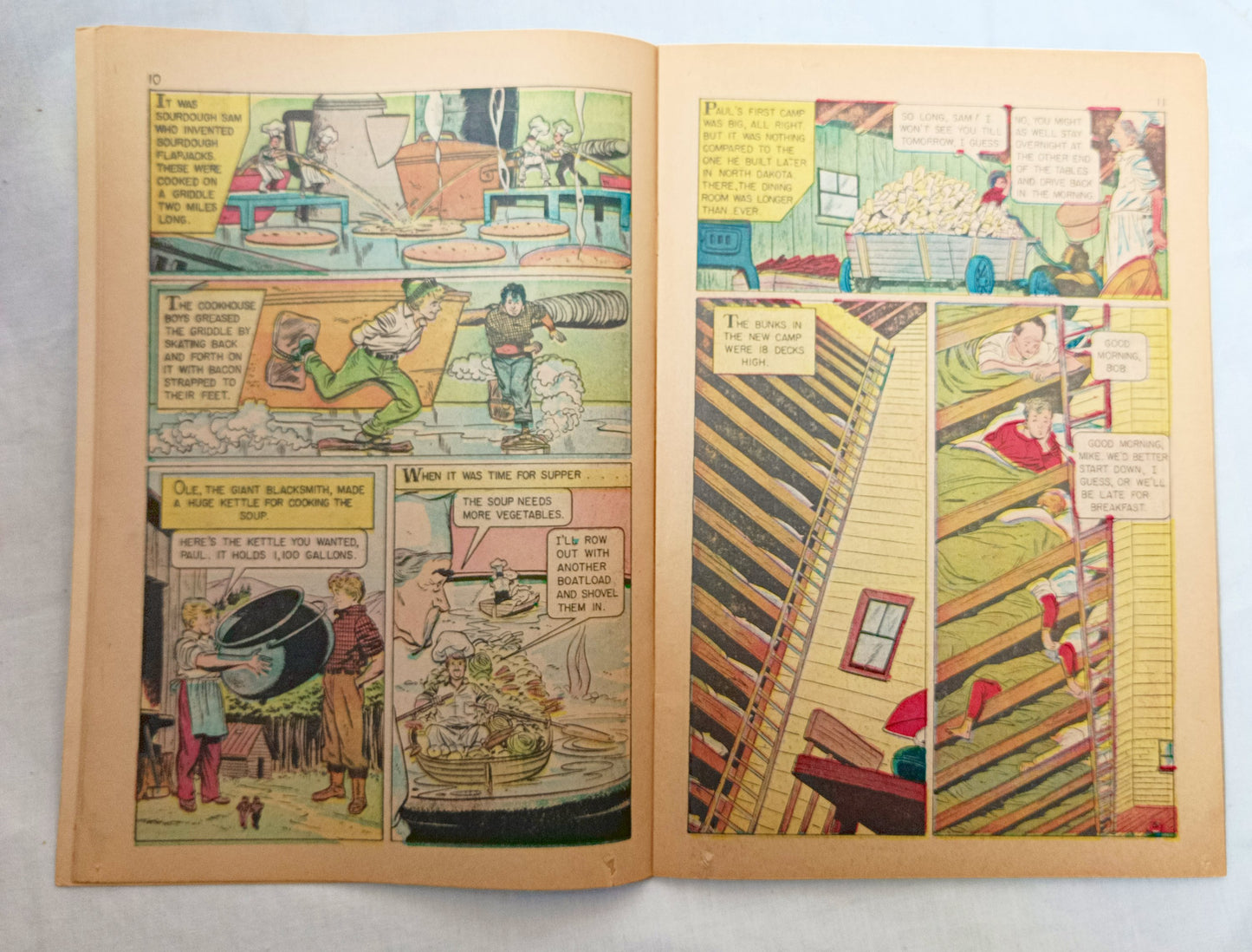 Classics Illustrated Junior #519 Paul Bunyan Comic Book Autumn 1969 - Tuliptuff