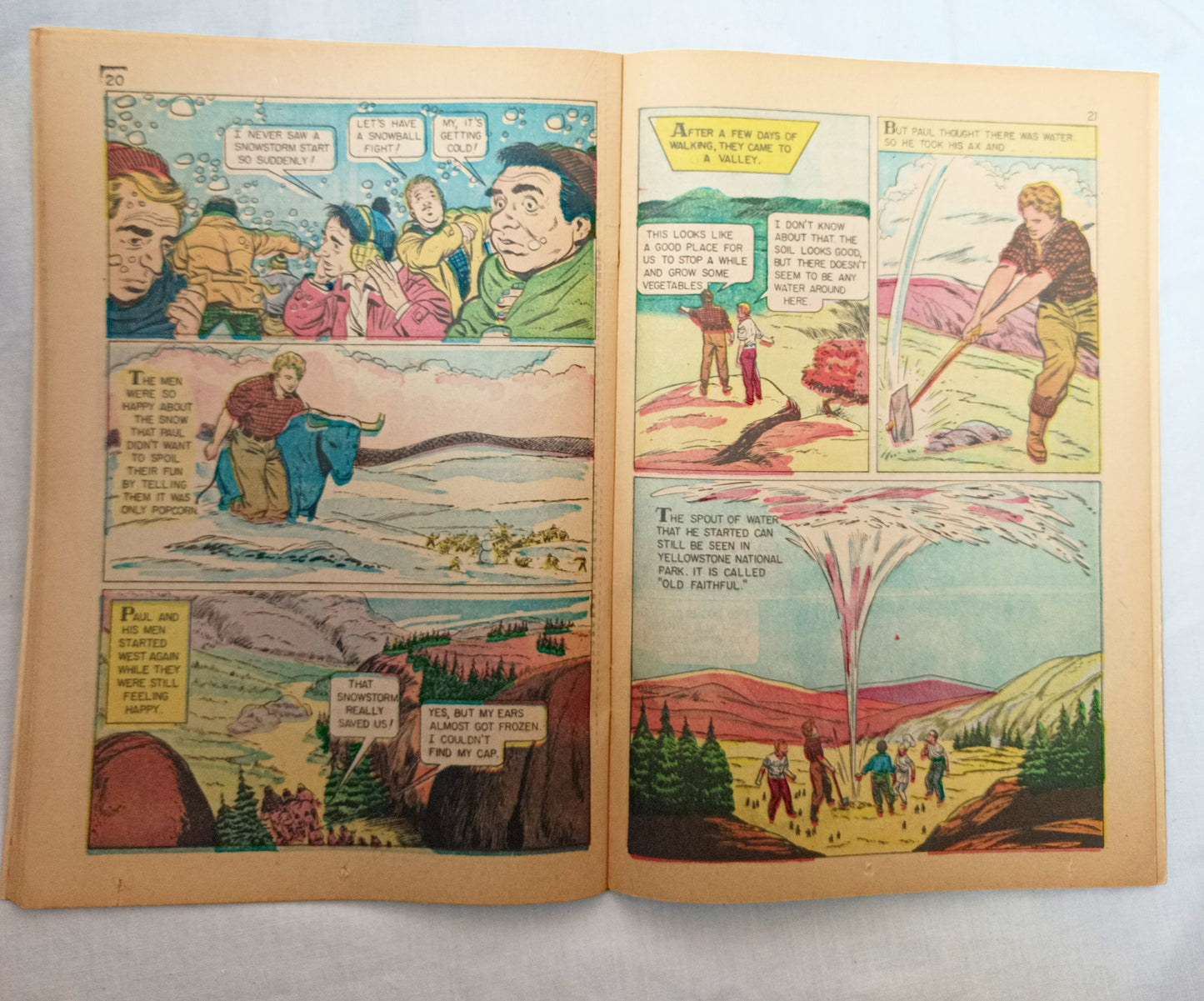 Classics Illustrated Junior #519 Paul Bunyan Comic Book Autumn 1969 - Tuliptuff