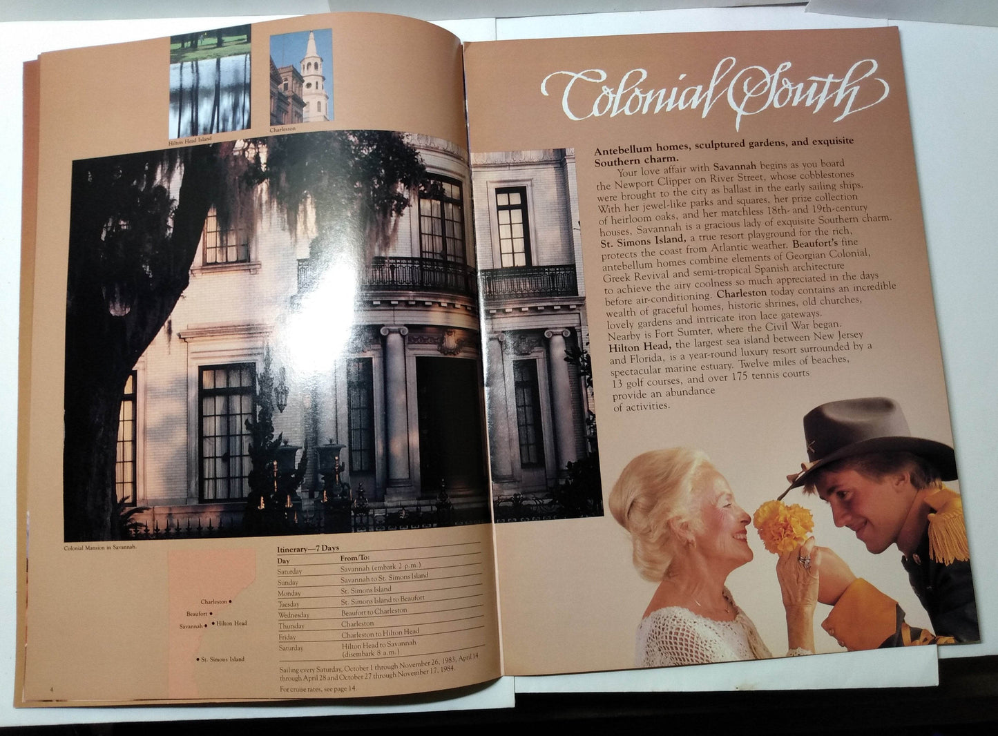 Clipper Cruise Line MV Newport Clipper Inaugural 1983-84 Brochure - TulipStuff