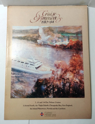 Clipper Cruise Line MV Newport Clipper Inaugural 1983-84 Brochure - TulipStuff