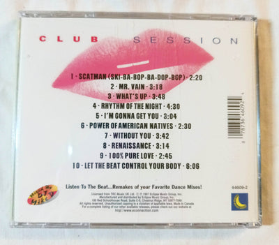 Club Session Mixed By DJ Mike D House Dance Album CD 1997 - TulipStuff