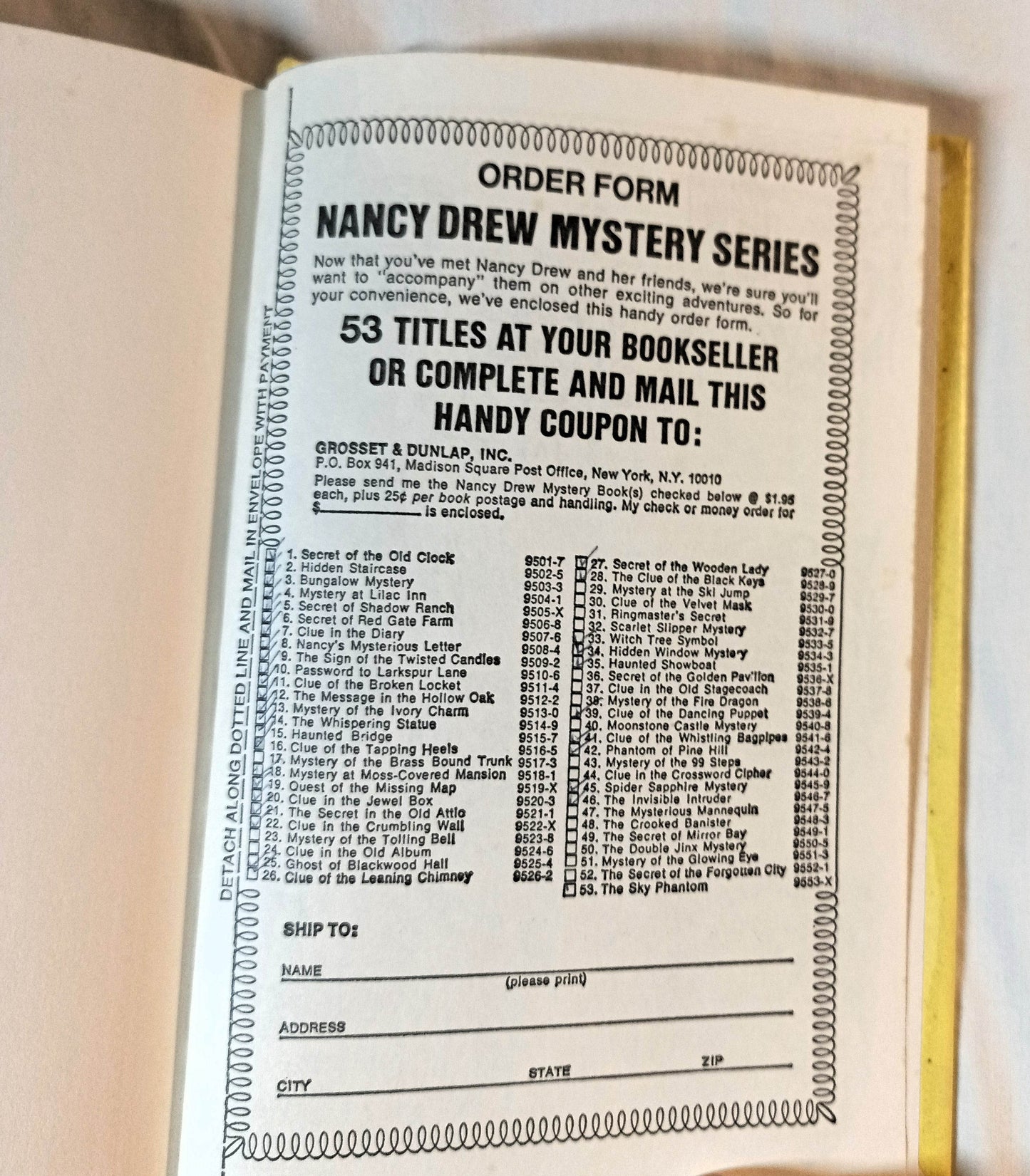 Nancy Drew Mystery Stories #16 The Clue Of The Tapping Heels 1969 - TulipStuff