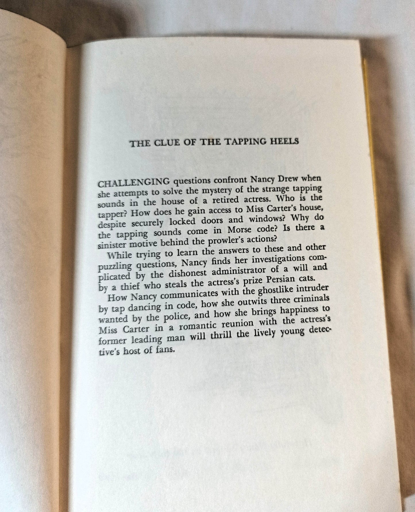 Nancy Drew Mystery Stories #16 The Clue Of The Tapping Heels 1969 - TulipStuff