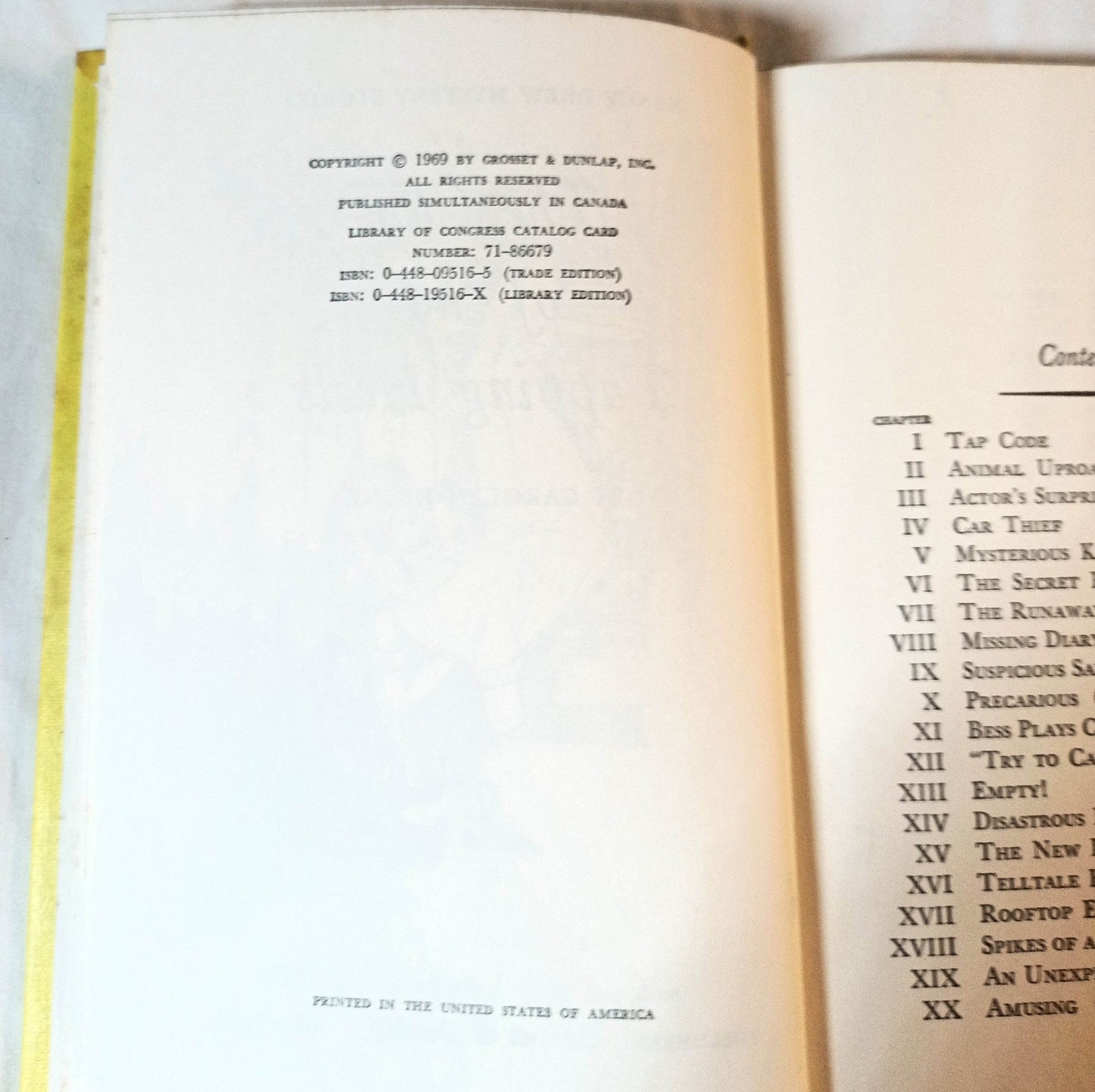 Nancy Drew Mystery Stories #16 The Clue Of The Tapping Heels 1969 - TulipStuff