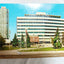 CN Tower And City Hall Edmonton Alberta Canada 1960's - TulipStuff