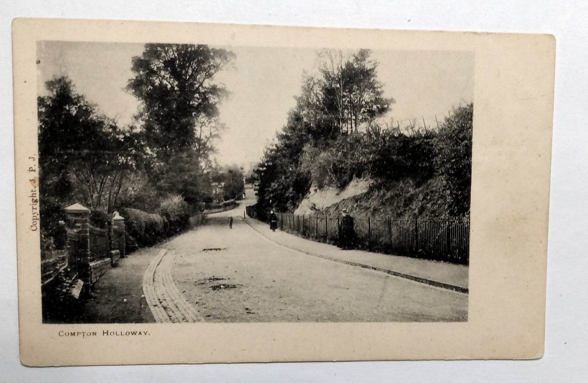 Compton Holloway Wolverhampton England Antique Postcard 1900's - TulipStuff