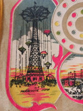 Load image into Gallery viewer, Coney Island NY Parachute Jump Steeplechase Park  26&quot; Pennant 1940&#39;s - TulipStuff
