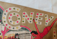 Load image into Gallery viewer, Coney Island NY Parachute Jump Steeplechase Park  26&quot; Pennant 1940&#39;s - TulipStuff
