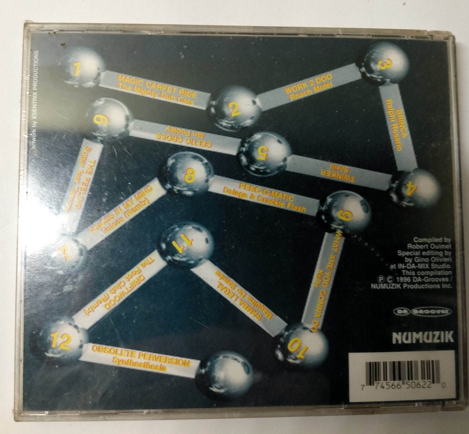 Da Grooves Presents Connected Rhythms House Techno CD Numuzik 1996 - TulipStuff