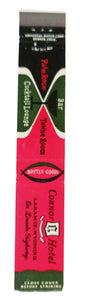 Connor Hotel Laramie Wyoming Matchbook Cover Late 1950's - TulipStuff