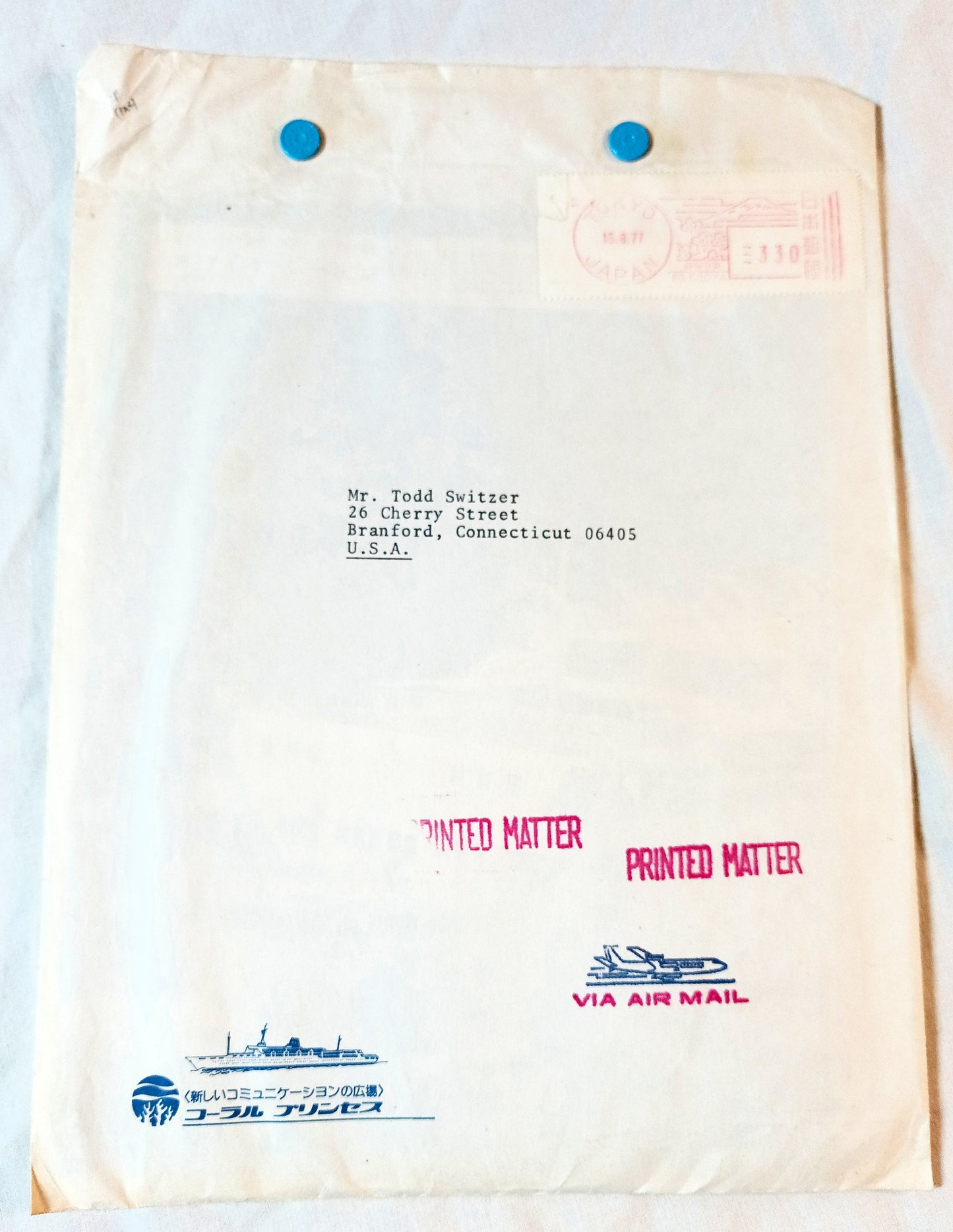 Coral Princess John Swire China Navigation Brochure Deck Plans 1970s - TulipStuff