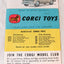 Corgi Toys Concertina Leaflet 50/157/K1 Box Insert Catalog 1957 - TulipStuff