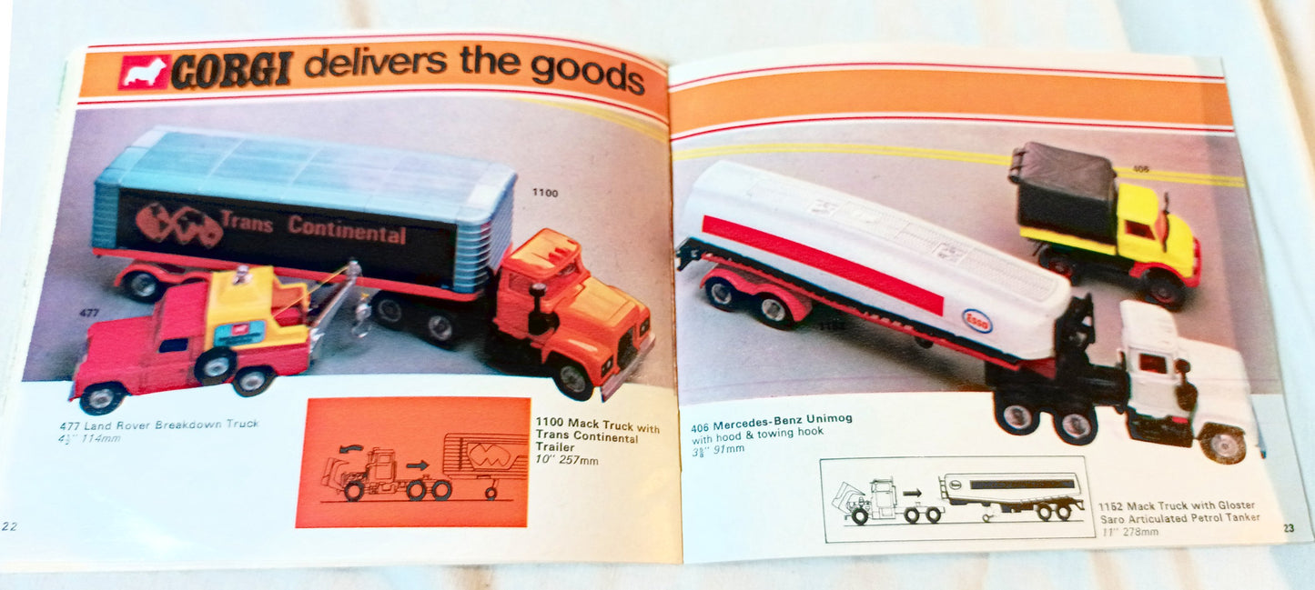 Corgi Toys 1973 Catalog Collector's Check List Mettoy Playcraft - TulipStuff