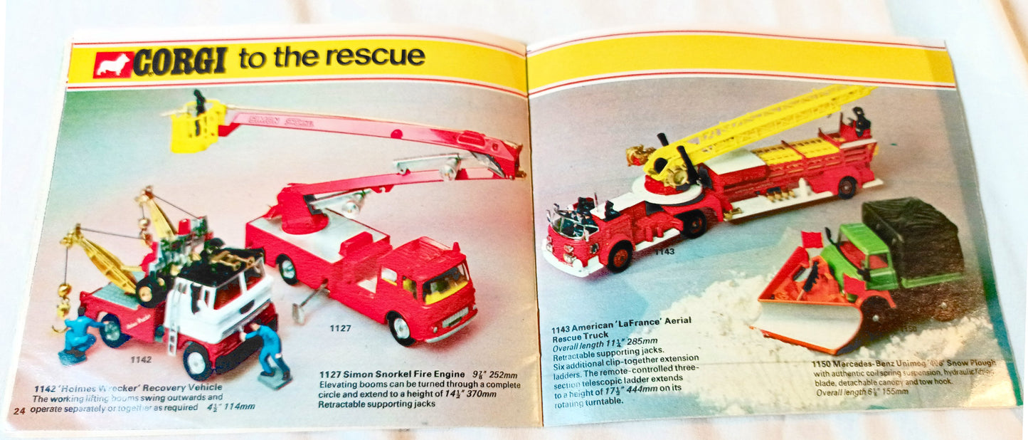 Corgi Toys 1973 Catalog Collector's Check List Mettoy Playcraft - TulipStuff