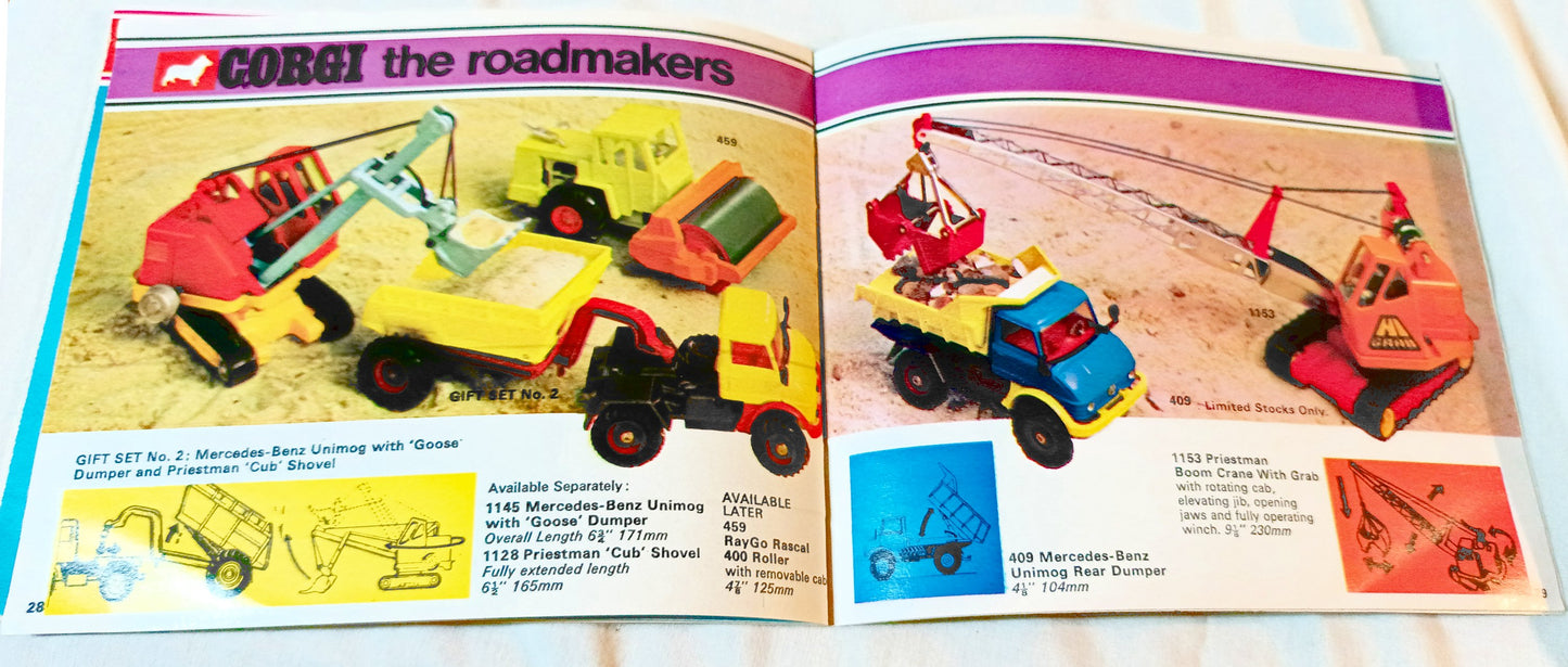 Corgi Toys 1973 Catalog Collector's Check List Mettoy Playcraft - TulipStuff