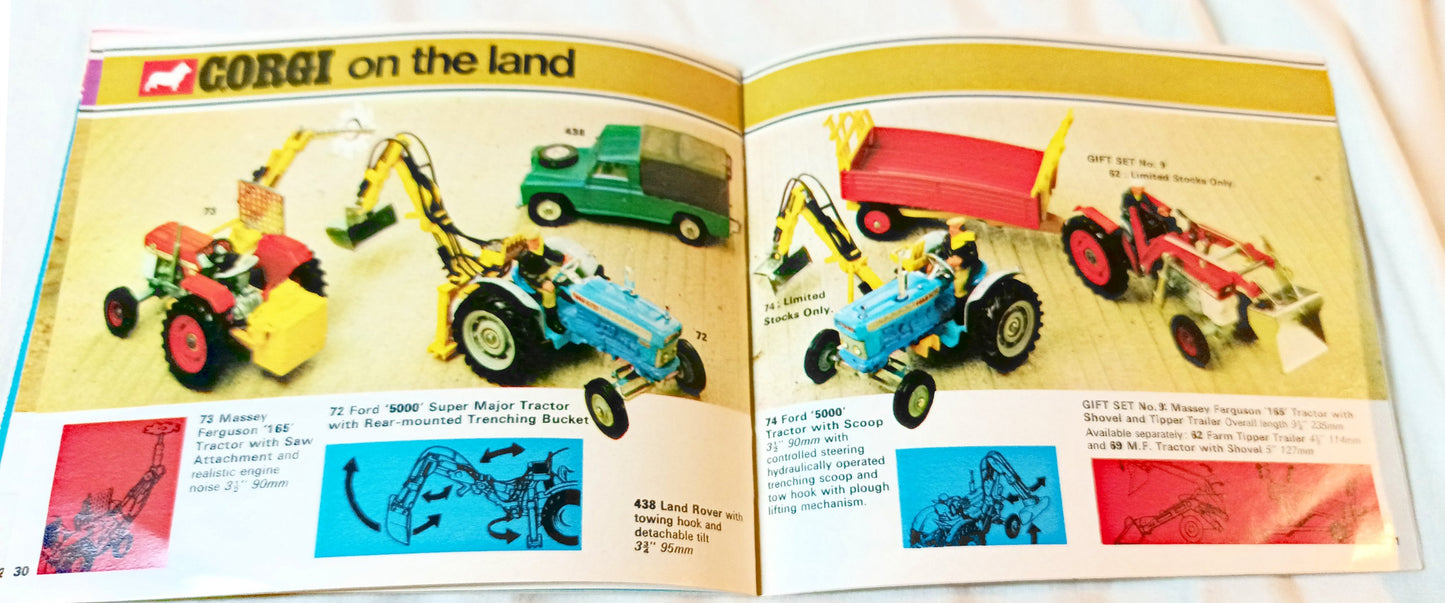 Corgi Toys 1973 Catalog Collector's Check List Mettoy Playcraft - TulipStuff