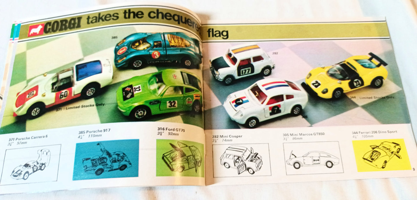 Corgi Toys 1973 Catalog Collector's Check List Mettoy Playcraft - TulipStuff