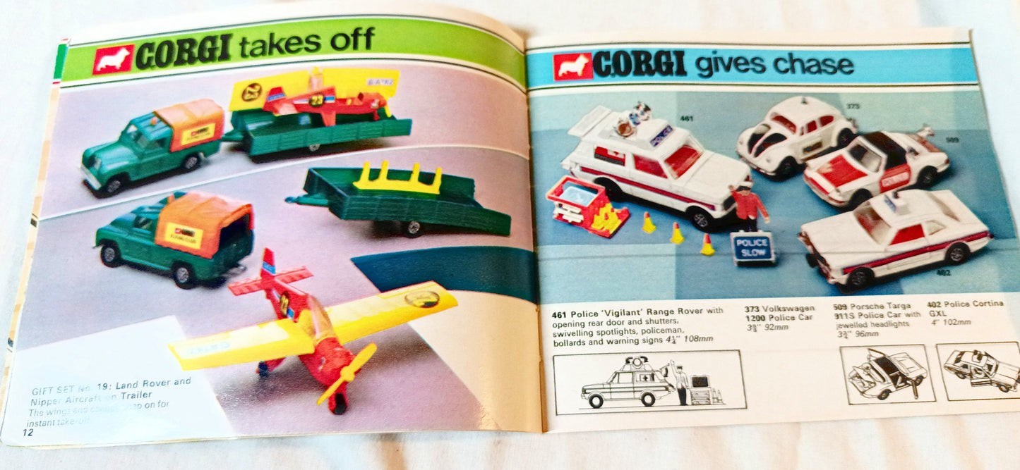 Corgi Toys 1973 Catalog Collector's Check List Mettoy Playcraft - TulipStuff