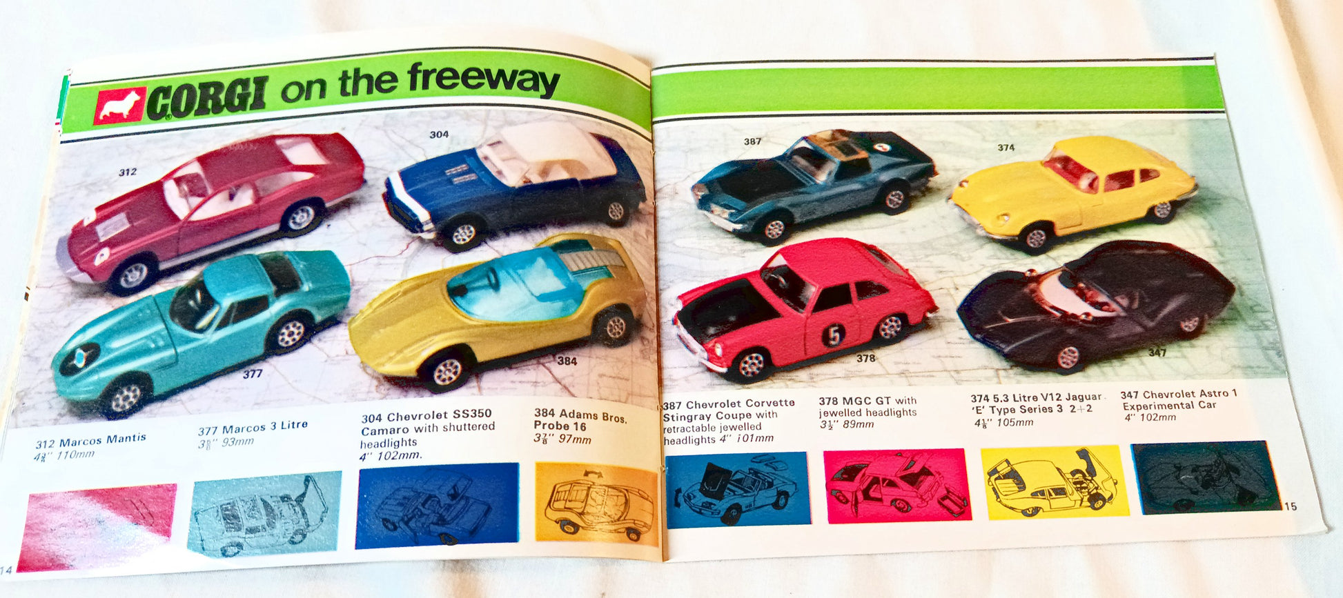 Corgi Toys 1973 Catalog Collector's Check List Mettoy Playcraft - TulipStuff
