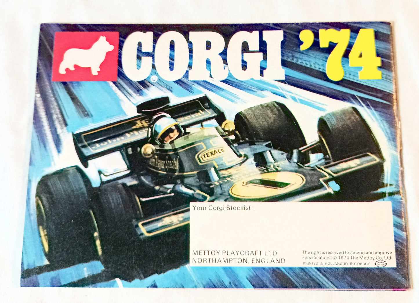 Corgi Toys 1974 Catalog Collector's Check List Mettoy England - TulipStuff