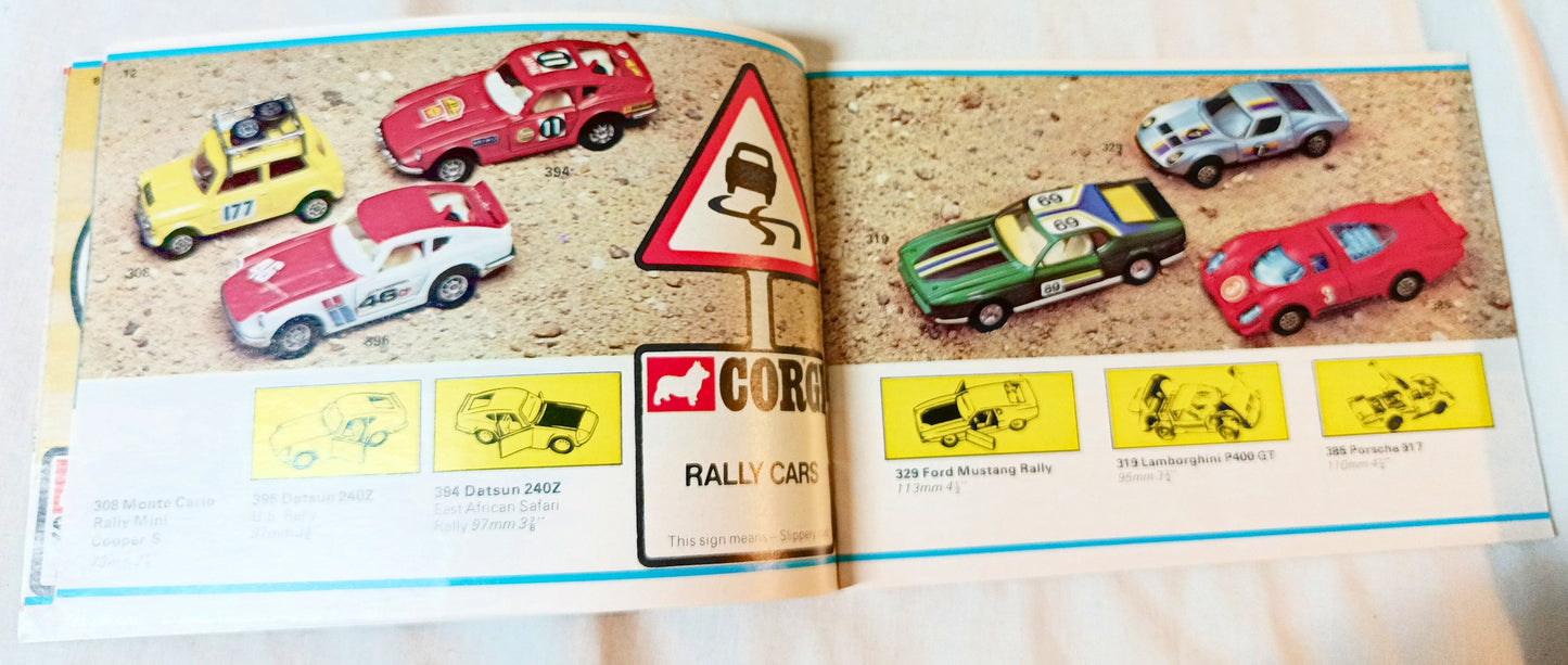 Corgi Toys 1974 Catalog Collector's Check List Mettoy England - TulipStuff