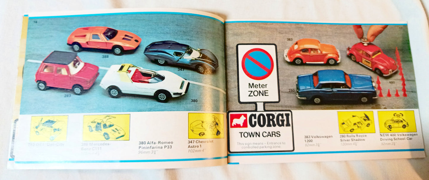 Corgi Toys 1974 Catalog Collector's Check List Mettoy England - TulipStuff
