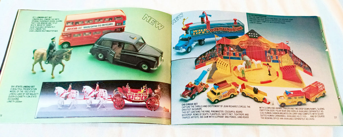 Corgi Toys 1980 Collector's Catalog UK Version Mettoy Playcraft England - TulipStuff