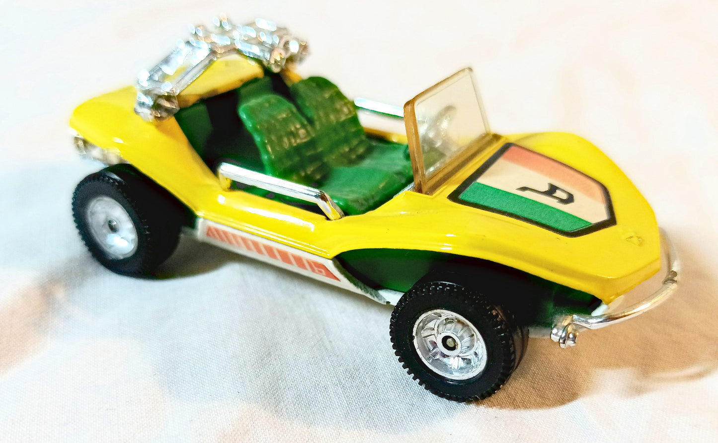 Corgi Toys 392 Bertone Shake Buggy Whizzwheels Yellow 1973 - Tuliptuff