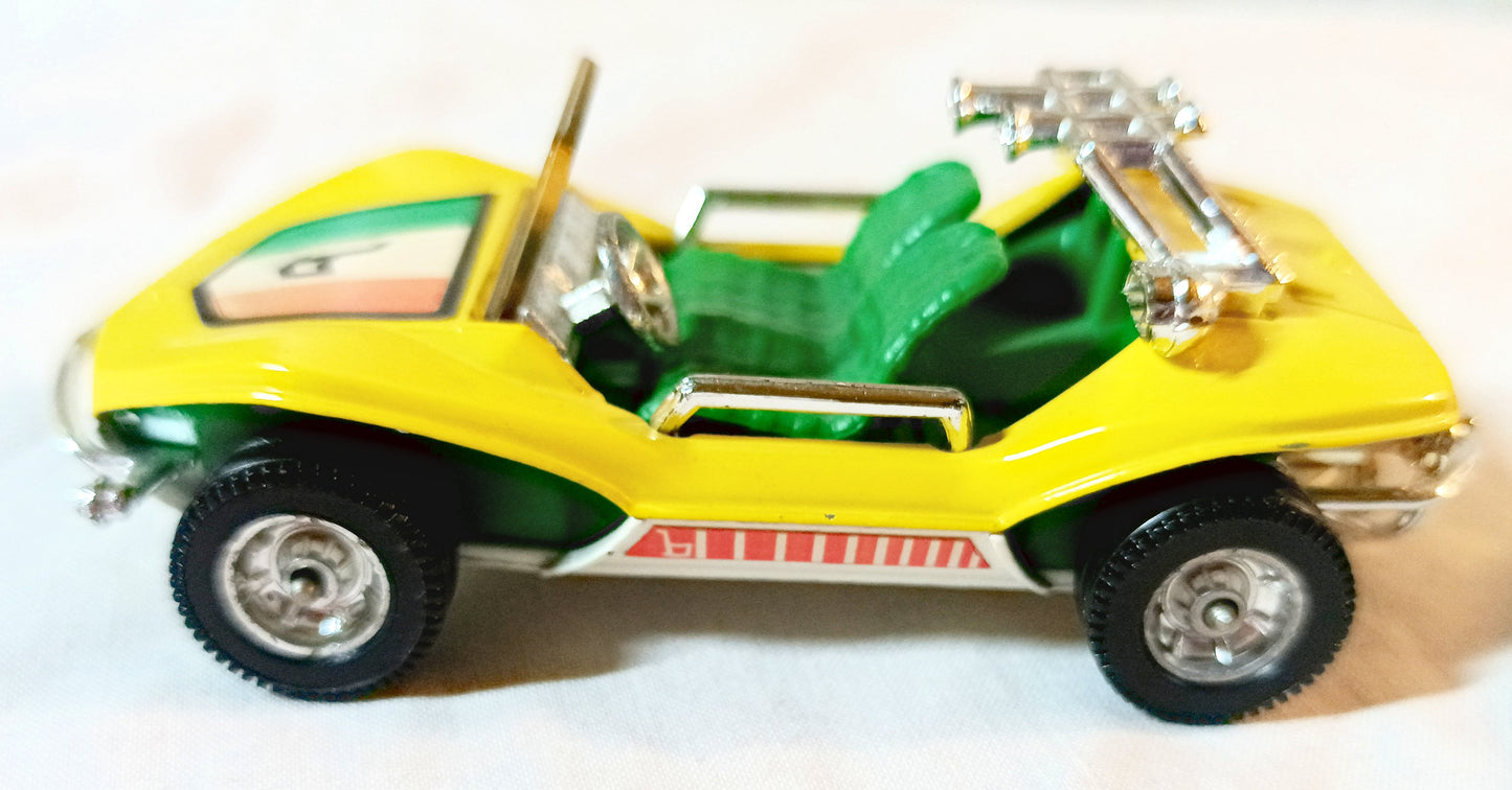 Corgi Toys 392 Bertone Shake Buggy Whizzwheels Yellow 1973 - Tuliptuff
