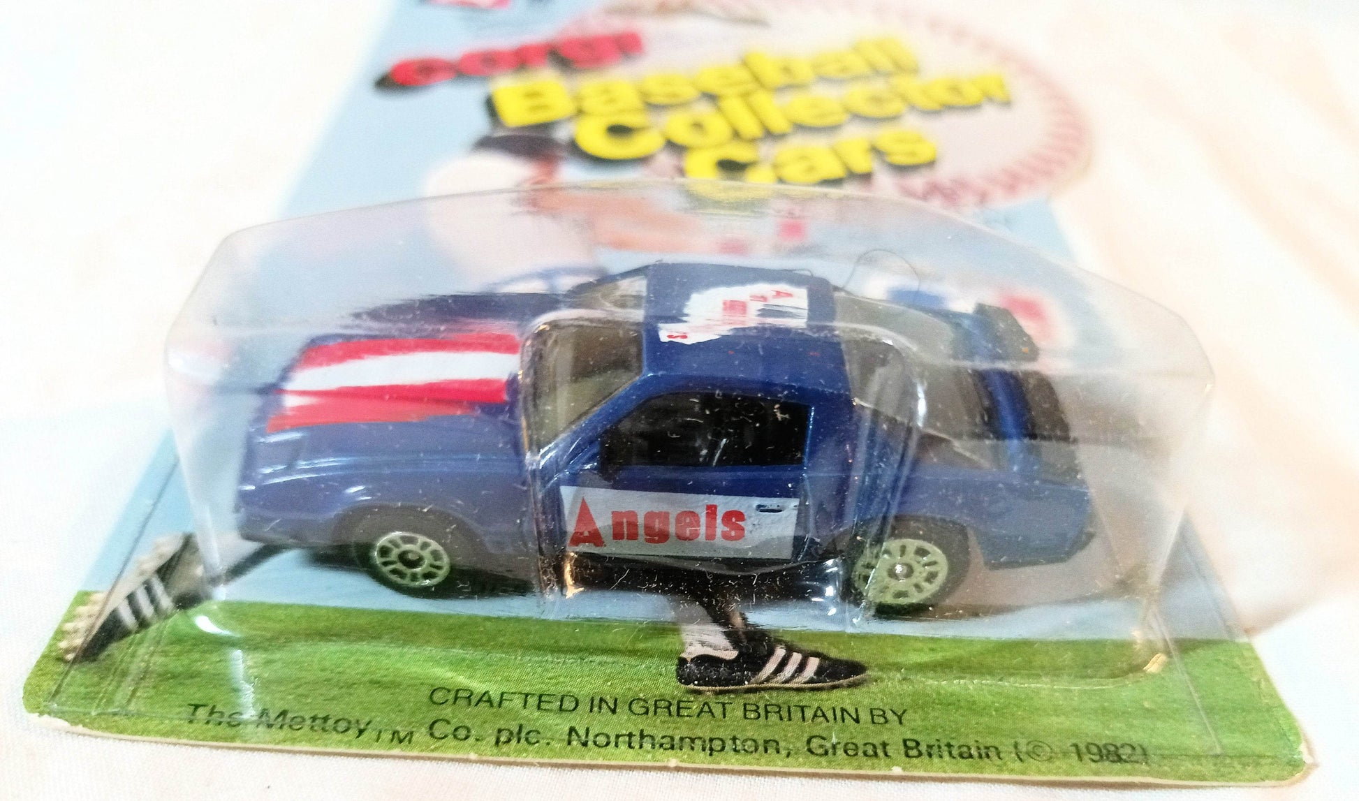 Corgi Juniors 502 Baseball Car California Angels Pontiac Firebird 1983 - TulipStuff