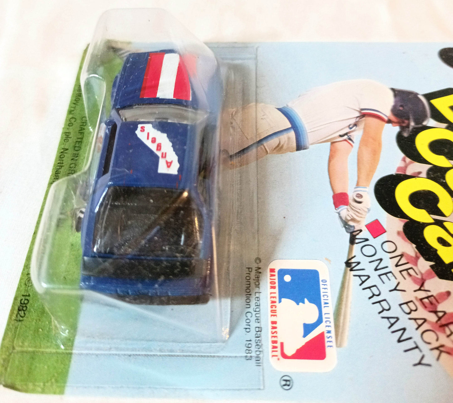Corgi Juniors 502 Baseball Car California Angels Pontiac Firebird 1983 - TulipStuff