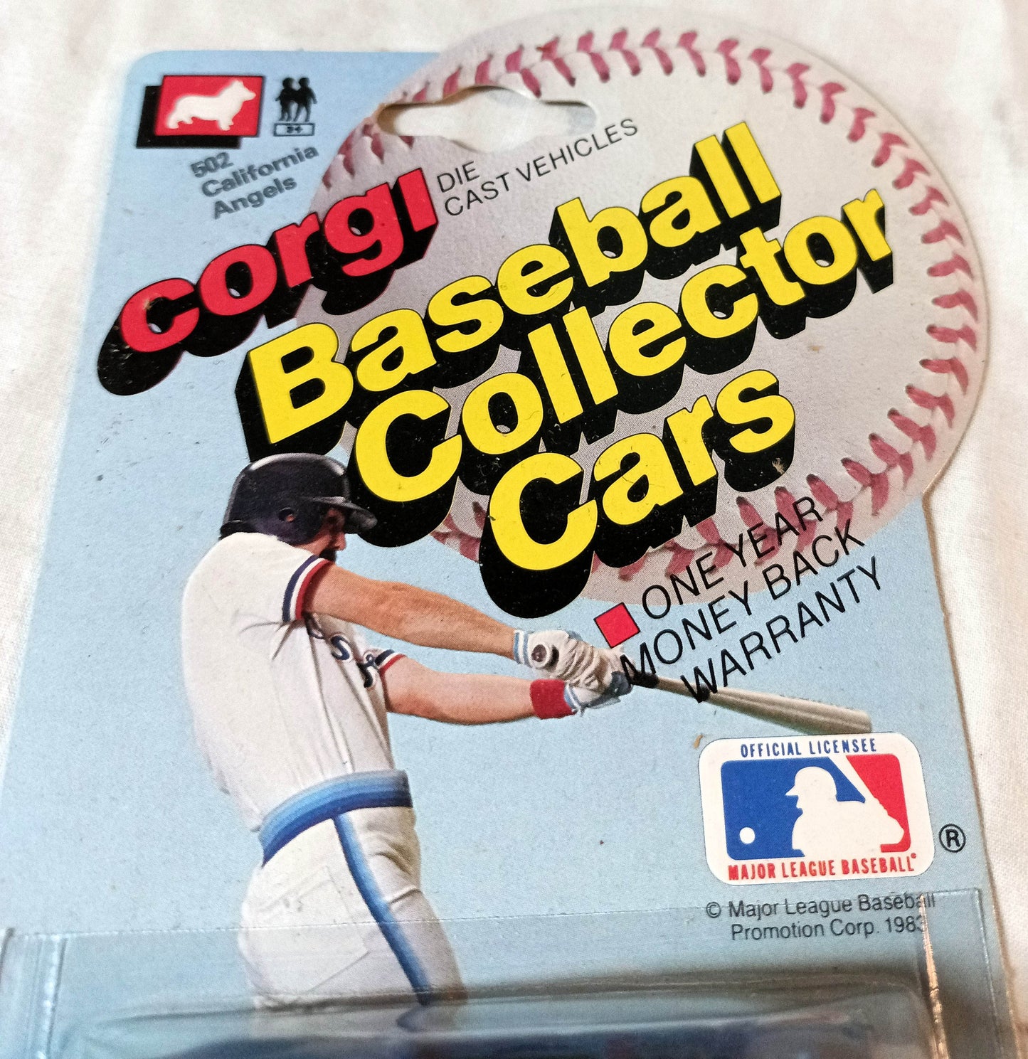 Corgi Juniors 502 Baseball Car California Angels Pontiac Firebird 1983 - TulipStuff