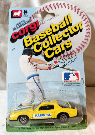 Corgi Juniors 511 Baseball Car Seattle Mariners Pontiac Firebird 1983 - TulipStuff