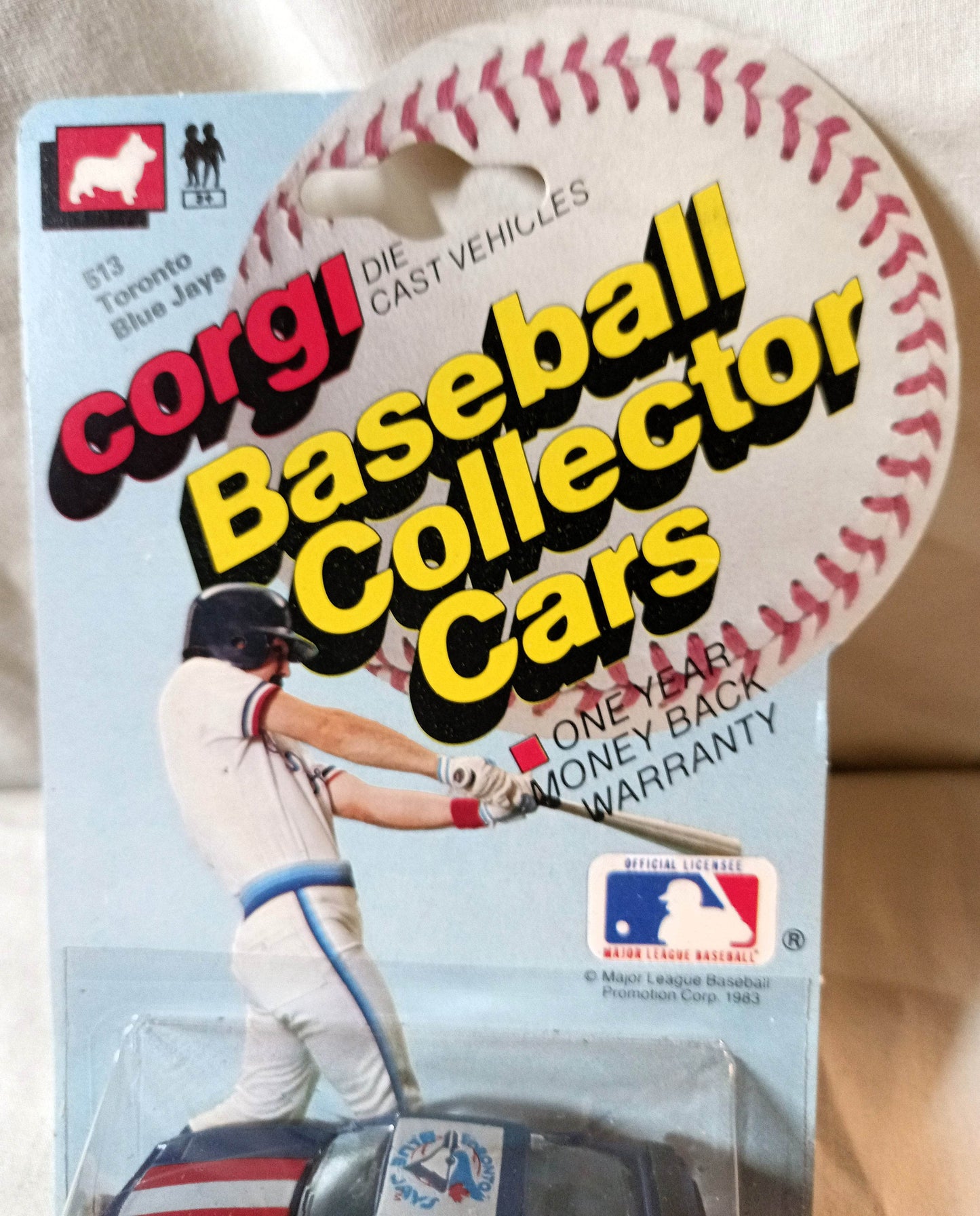 Corgi Juniors 513 Baseball Car Toronto Blue Jays Pontiac Firebird 1983 - TulipStuff