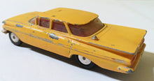 Load image into Gallery viewer, Corgi Toys 221 Chevrolet Impala Taxi Cab Great Britain 1960 - TulipStuff
