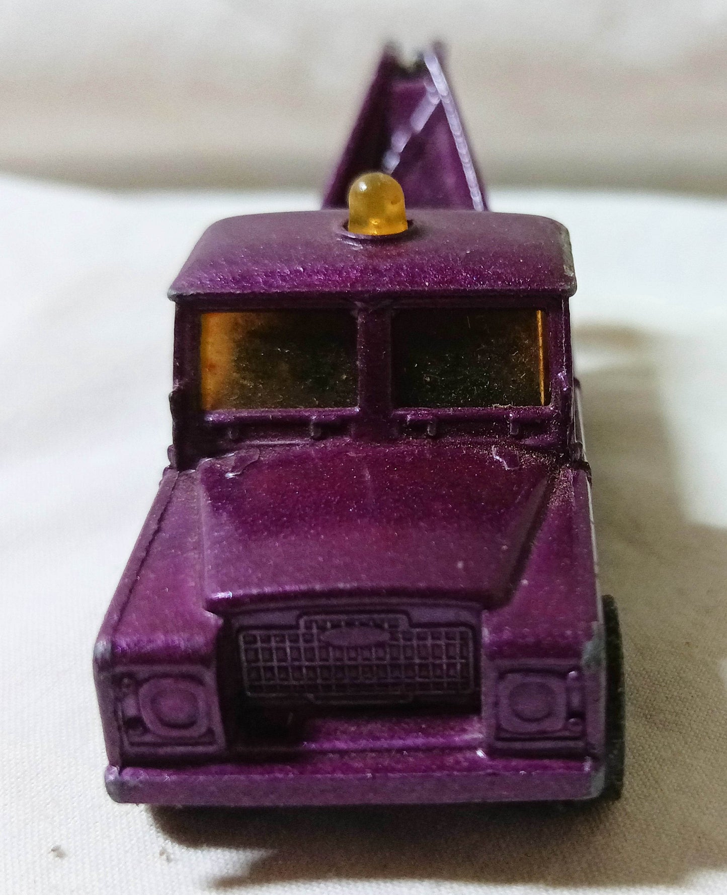 Corgi Juniors 31-B Land Rover Wrecker Tow Truck 1976 Purple - TulipStuff