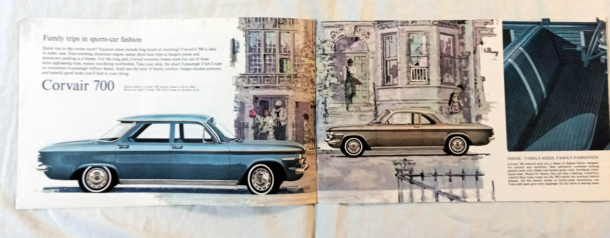 Chevrolet 1962 Corvair Dealers Showroom Sales Brochure - TulipStuff