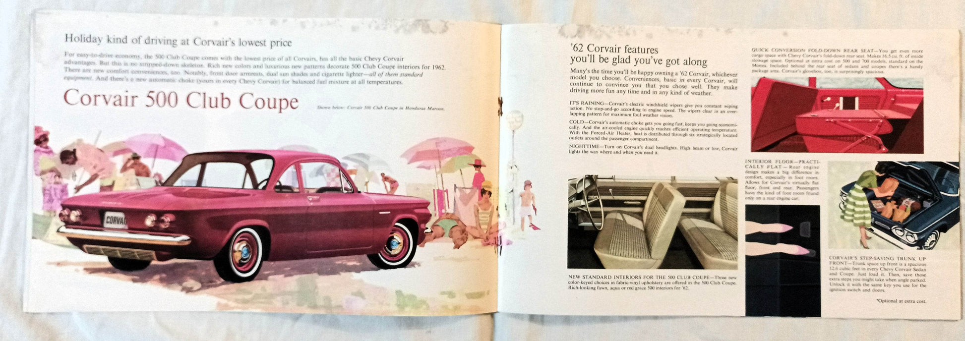 Chevrolet 1962 Corvair Dealers Showroom Sales Brochure - TulipStuff