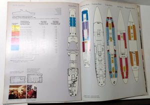Costa Cruises World Renaissance Carla C Daphne 1983 Brochure - TulipStuff