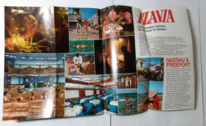 Costa Line ss Flavia 1976 Nassau Freeport Bahamas Cruise Brochure - TulipStuff