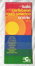 Load image into Gallery viewer, Costa Line ms Italia 1974-75 Caribbean South America Cruise Brochure - TulipStuff
