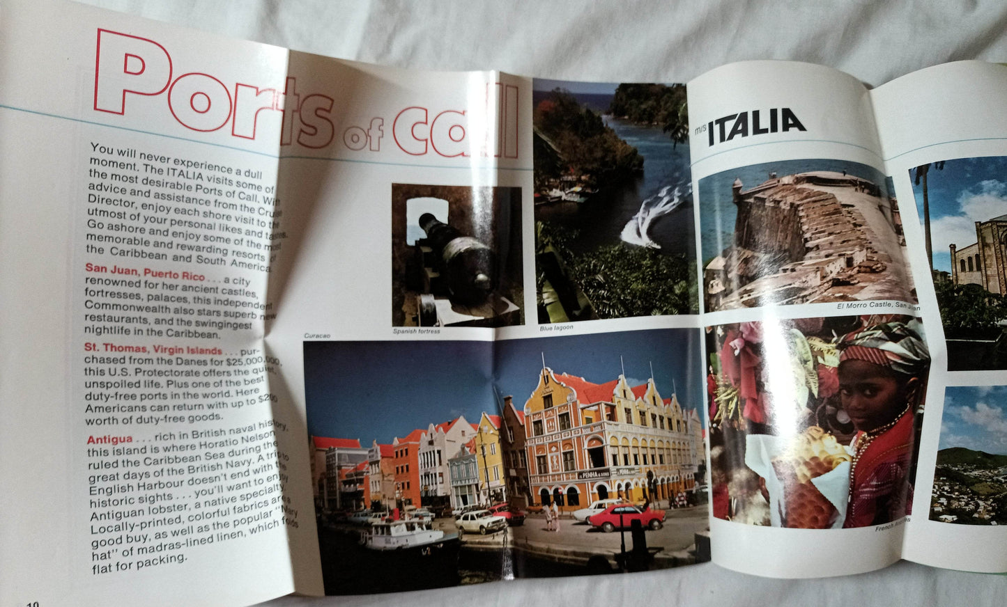 Costa Line ms Italia 1976-77 Caribbean South America Cruise Brochure - TulipStuff
