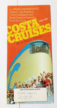 Load image into Gallery viewer, Costa Cruises ms World Renaissance Carla C Angelina 1978 Brochure - TulipStuff
