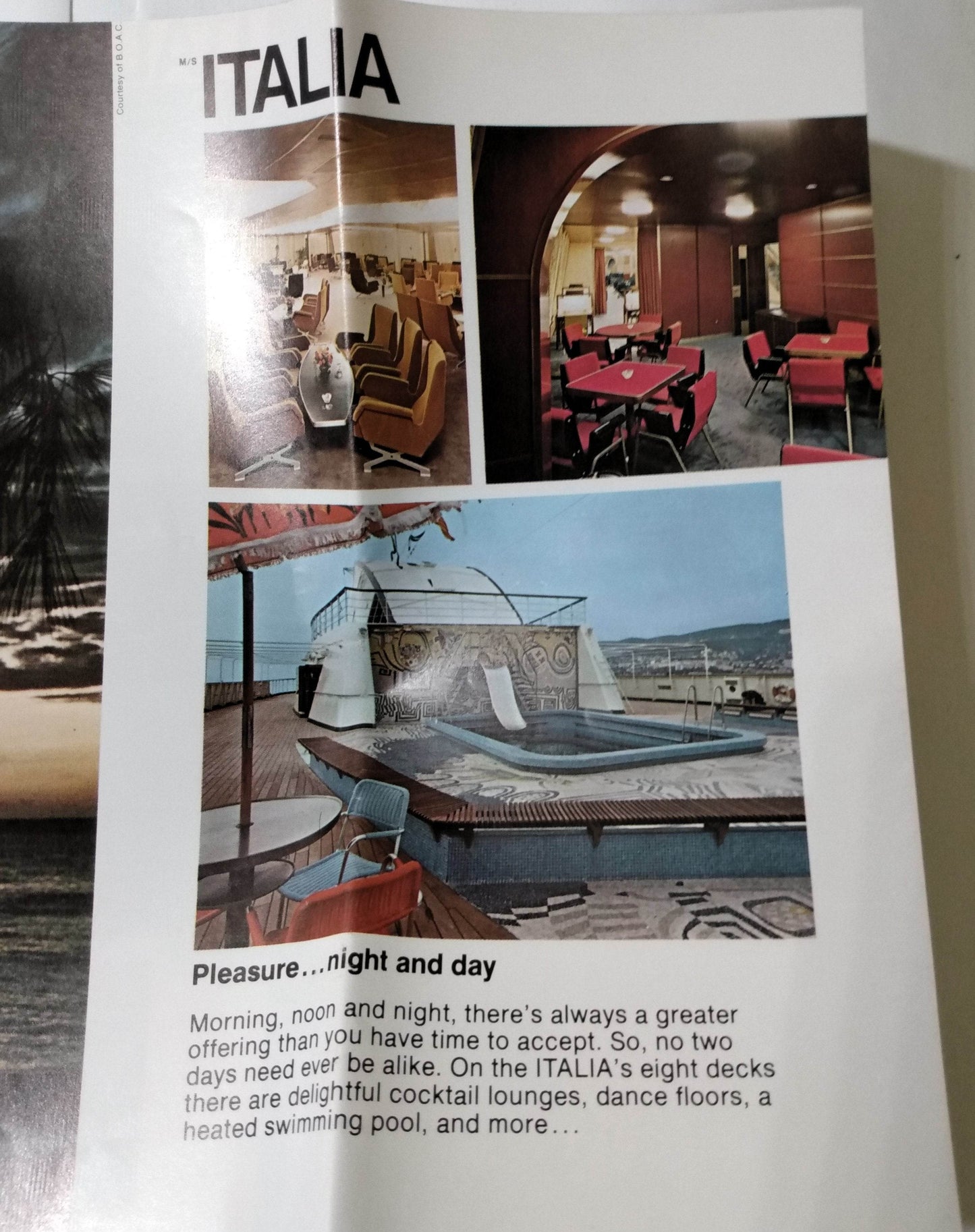 Costa Line ms Italia 1974 Caribbean South America Cruise Brochure - TulipStuff