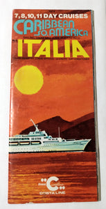 Costa Line ms Italia 1974 Caribbean South America Cruise Brochure - TulipStuff