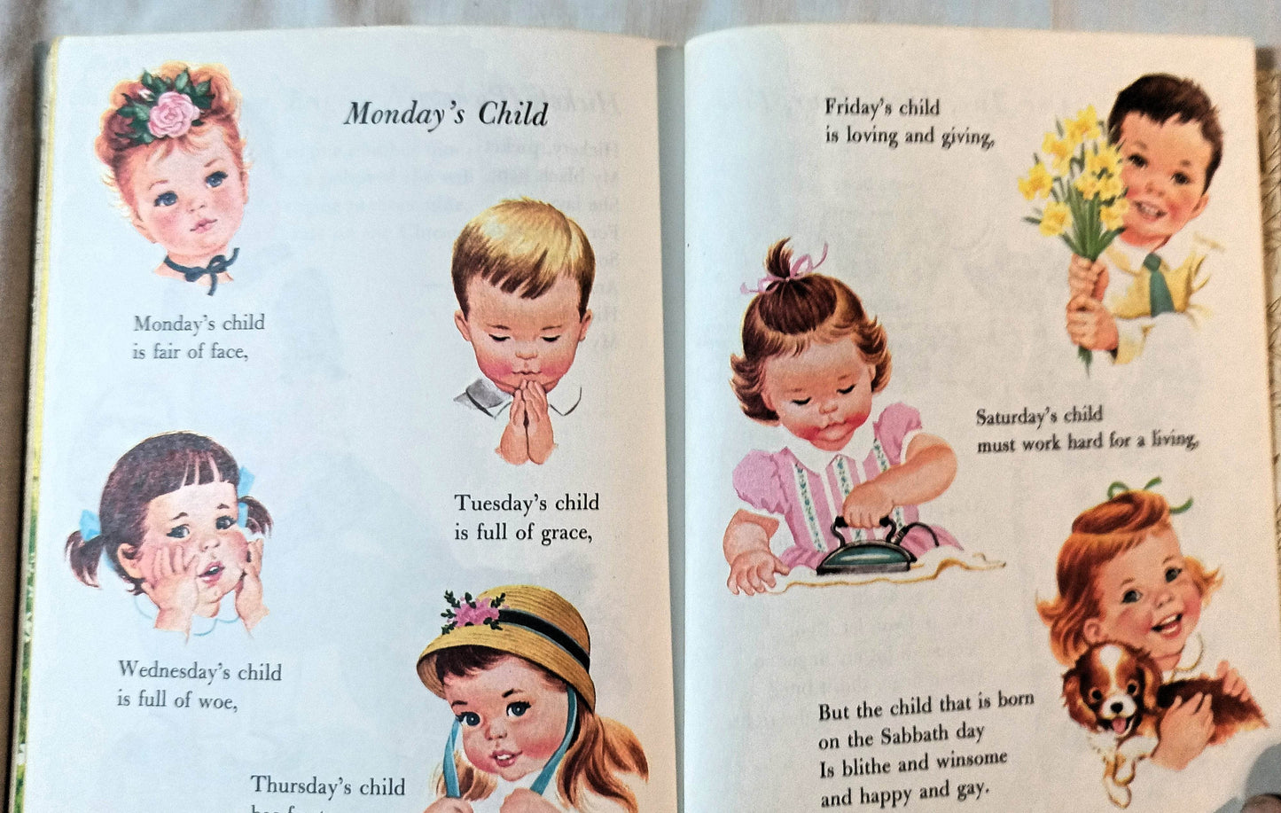 Counting Rhymes Little Golden Book #361 Sharon Kane 1974 - TulipStuff