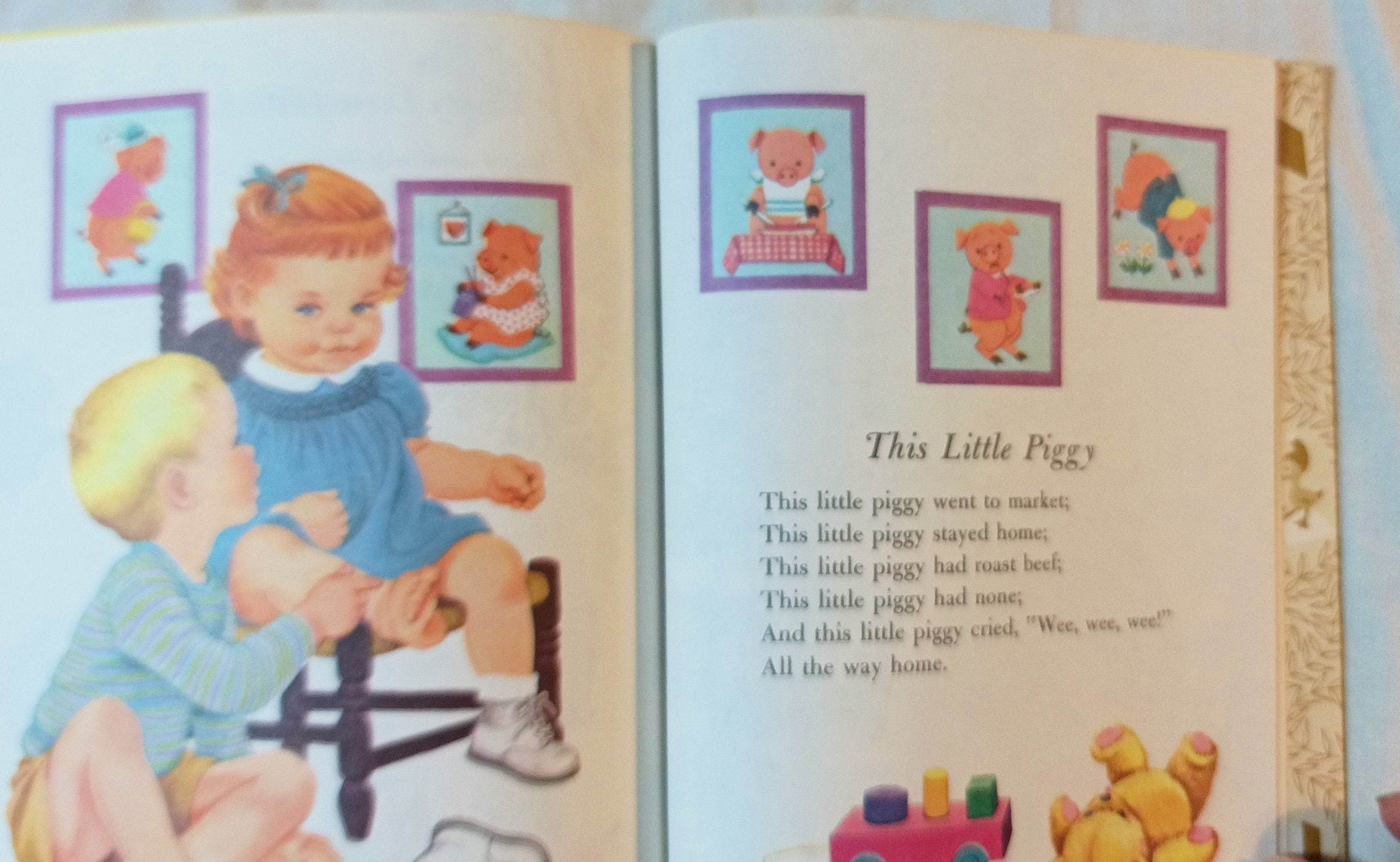 Counting Rhymes Little Golden Book #361 Sharon Kane 1974 - TulipStuff