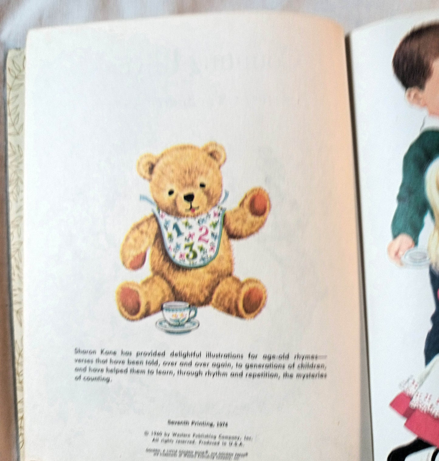 Counting Rhymes Little Golden Book #361 Sharon Kane 1974 - TulipStuff