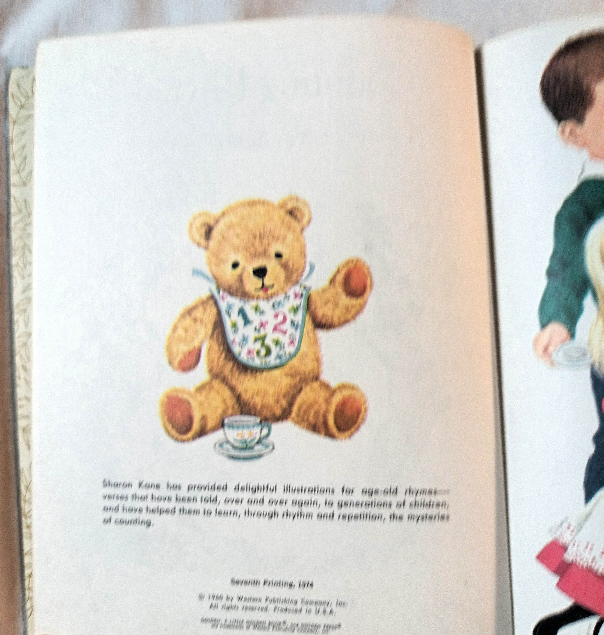 Counting Rhymes Little Golden Book #361 Sharon Kane 1974 - TulipStuff