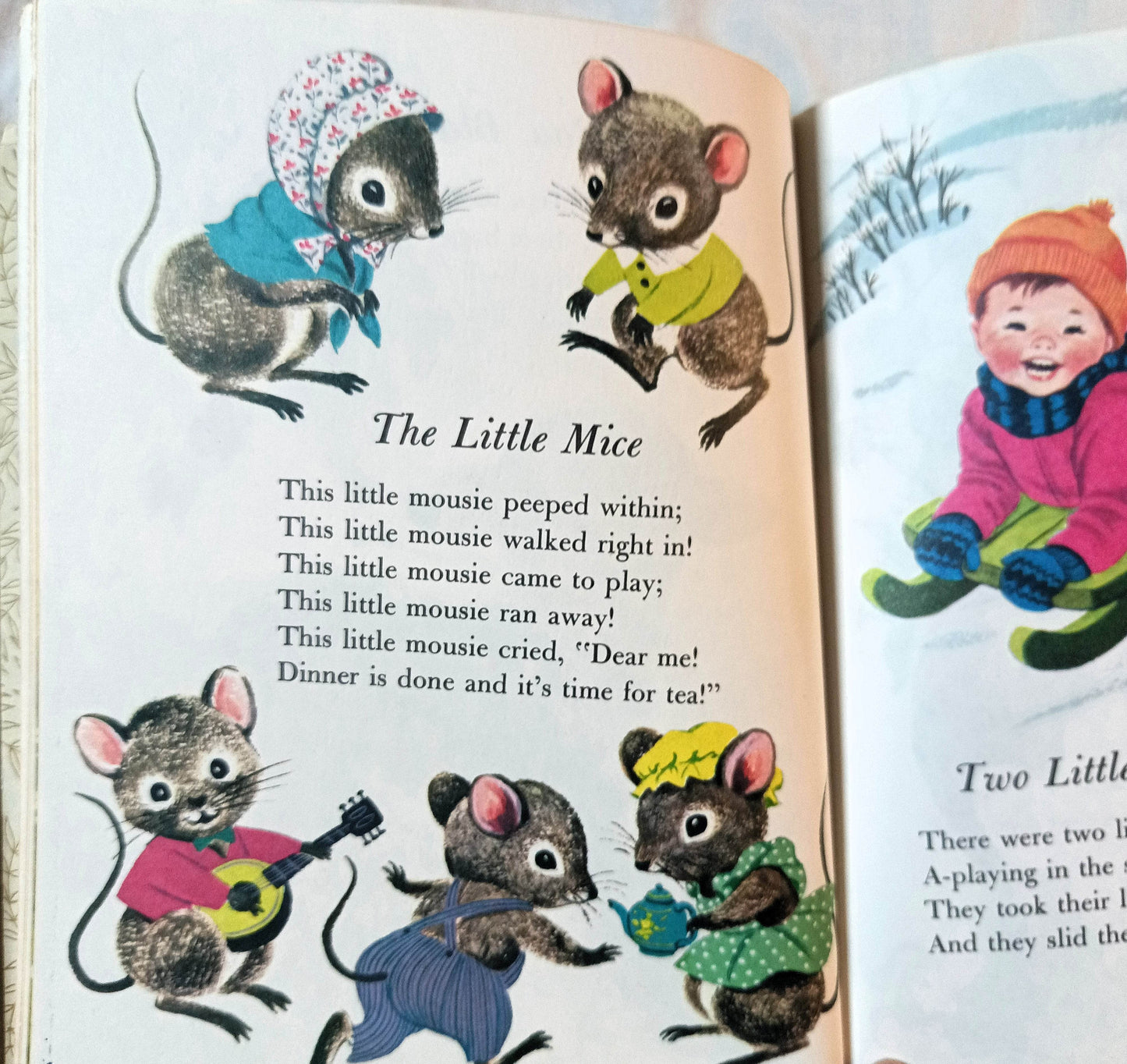 Counting Rhymes Little Golden Book #361 Sharon Kane 1974 - TulipStuff